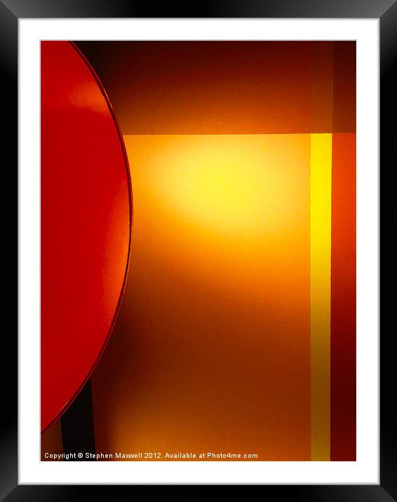 Look Up! Framed Mounted Print by Stephen Maxwell