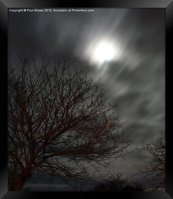 Moonlight Framed Print by Paul Brown