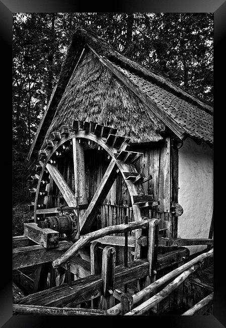 watermill Framed Print by Jo Beerens