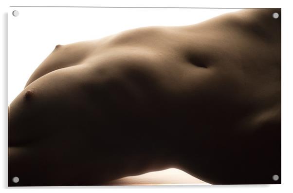 attractive nude body Acrylic by sharon hitman