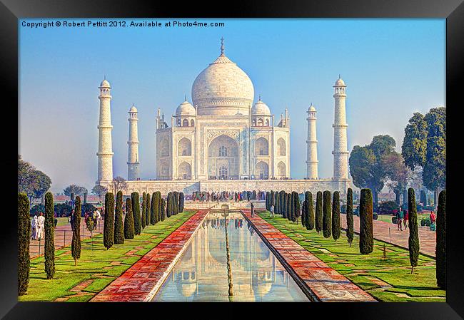 Taj Mahal 1 Framed Print by Robert Pettitt
