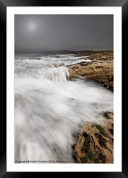 Wave and Haze Framed Mounted Print by Keith Thorburn EFIAP/b