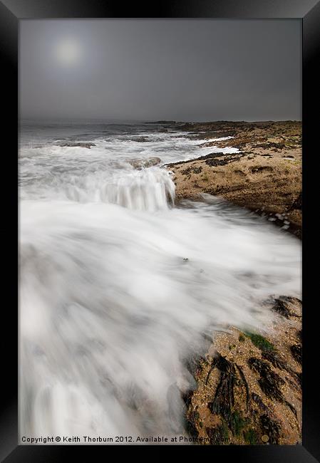 Wave and Haze Framed Print by Keith Thorburn EFIAP/b