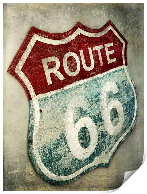 Route 66 Print by Heather Newton