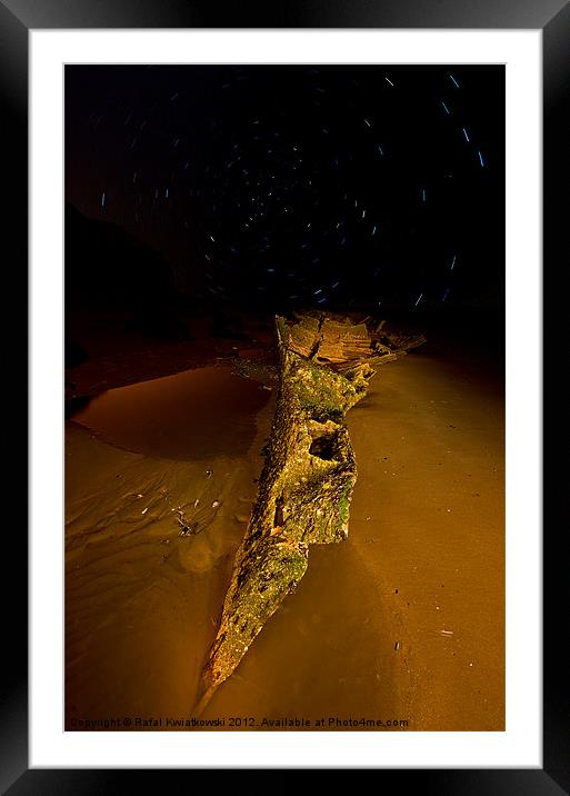 Hunstanton Shipwreck Framed Mounted Print by R K Photography