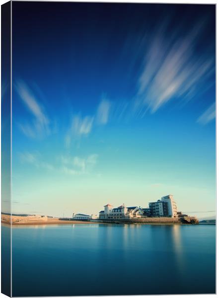 Knightstone in blue Canvas Print by mike Davies