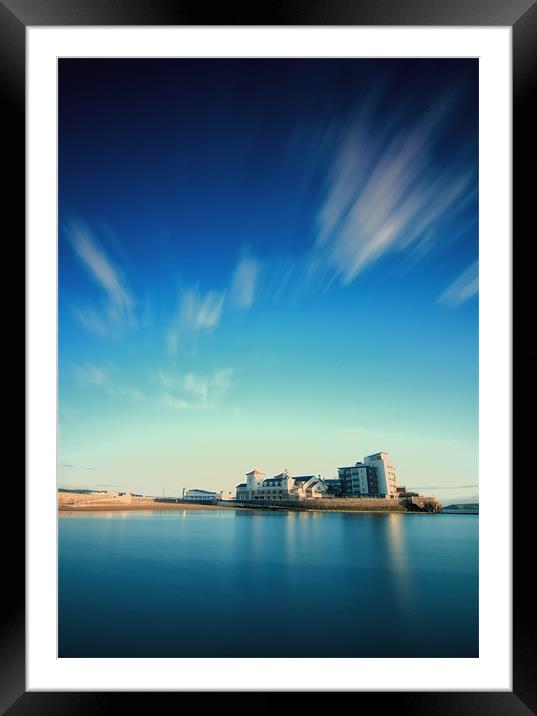 Knightstone in blue Framed Mounted Print by mike Davies