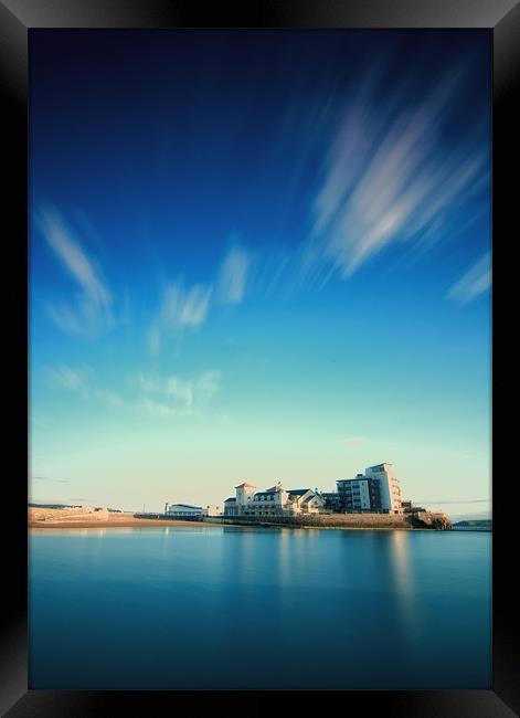 Knightstone in blue Framed Print by mike Davies