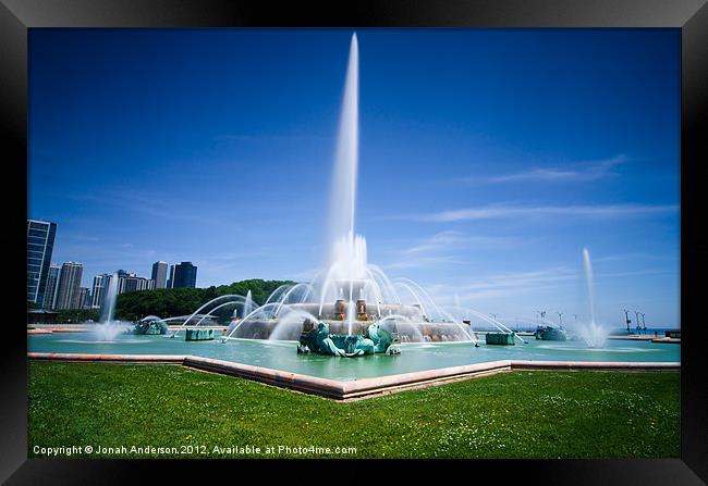 Buckingham memorial fountain Framed Print by Jonah Anderson Photography