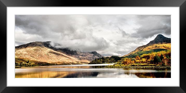 Loch Leven and the Pap of Glencoe Framed Mounted Print by Jacqi Elmslie