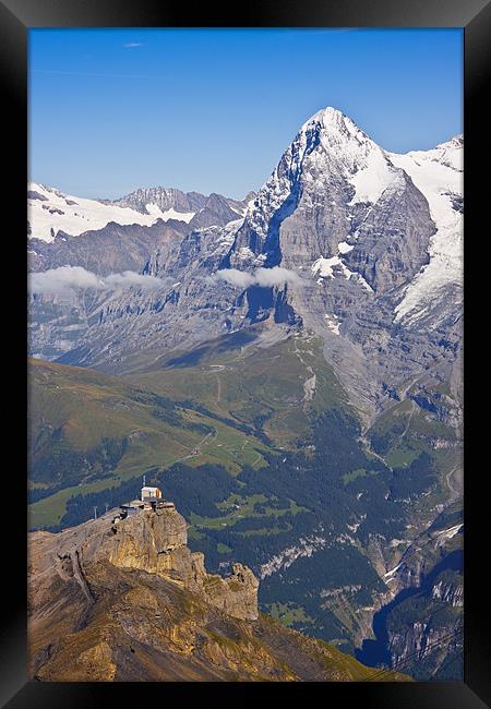 The Eiger Nordwand Framed Print by Robert Murray
