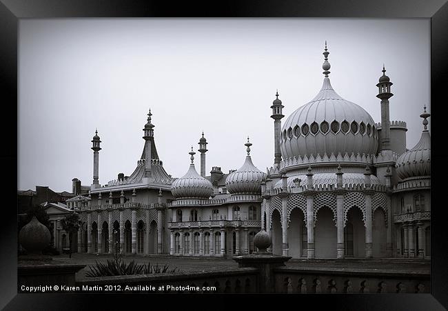 The Brighton Royal Pavilion Framed Print by Karen Martin