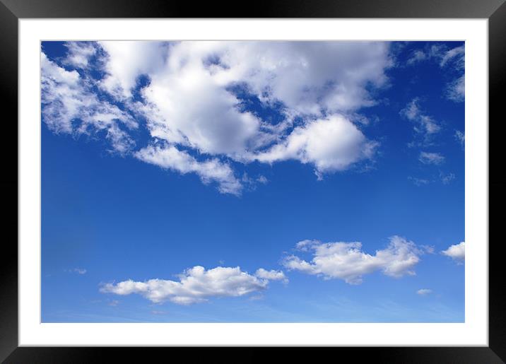 Clouds Framed Mounted Print by Frank Goodall