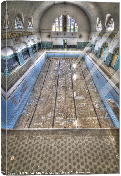 Light pool Canvas Print by Nathan Wright