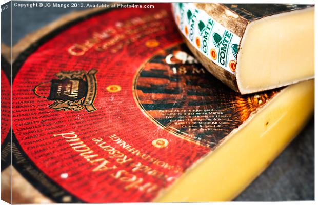 Cheese Wheels Canvas Print by JG Mango