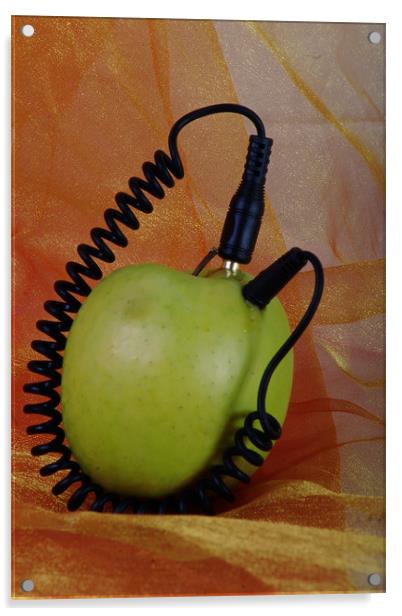 Connected apple Acrylic by Jose Manuel Espigares Garc