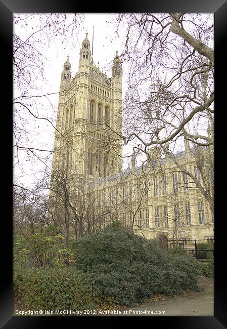 Victoria Tower Framed Print by Iain McGillivray
