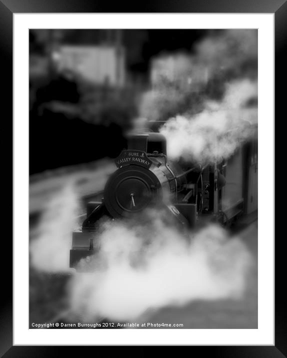 Bure Valley Railway Framed Mounted Print by Darren Burroughs