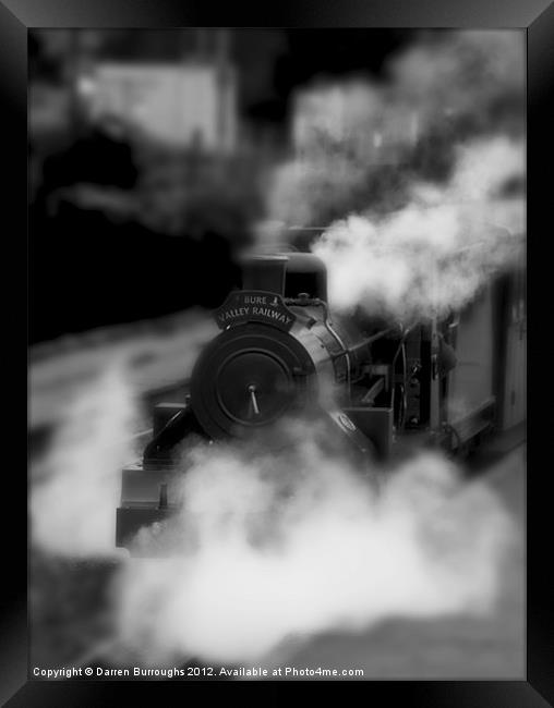 Bure Valley Railway Framed Print by Darren Burroughs