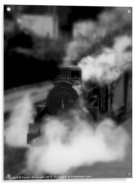 Bure Valley Railway Acrylic by Darren Burroughs
