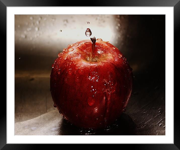 gala apple Framed Mounted Print by Isabel Antonelli