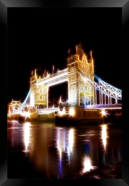Tower Bridge Abstract Framed Print by Phil Clements
