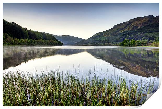 Loch Lubnaig Reflections Print by Sam Smith