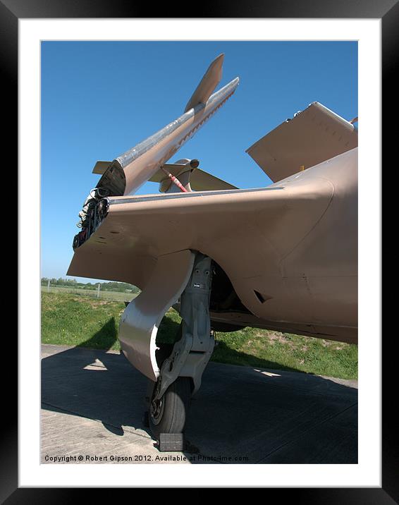 Folding Wing of the Buccaneer Framed Mounted Print by Robert Gipson