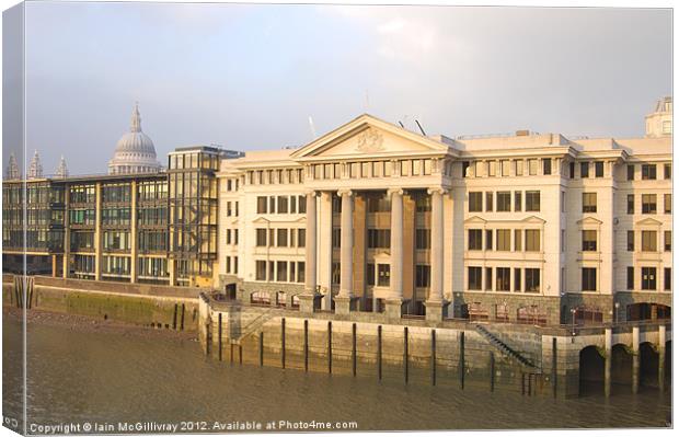 Waterfront Buildings Canvas Print by Iain McGillivray