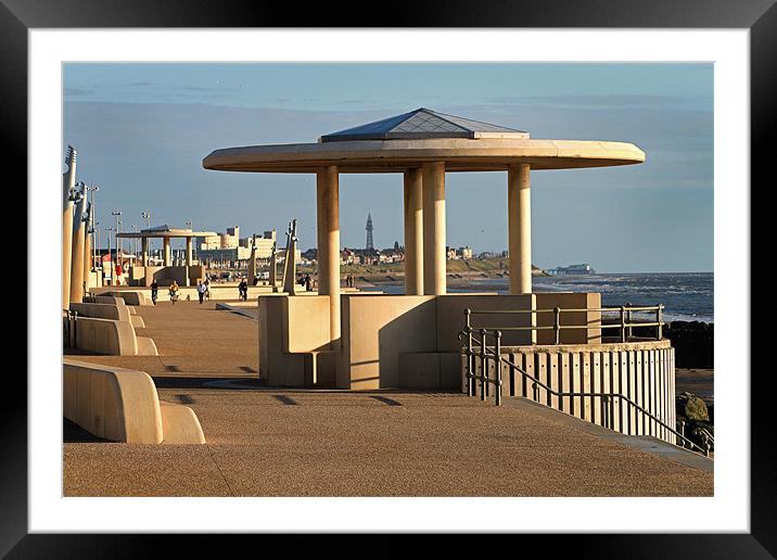 Cleveleys Evening Framed Mounted Print by David McCulloch