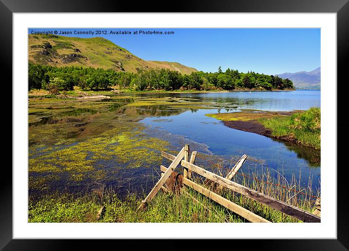 Derwent Water Framed Mounted Print by Jason Connolly