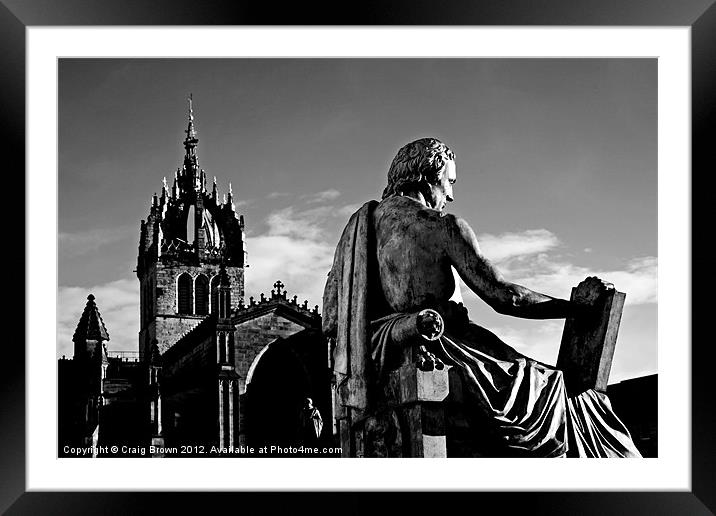 St Giles Cathedral, Edinburgh Framed Mounted Print by Craig Brown