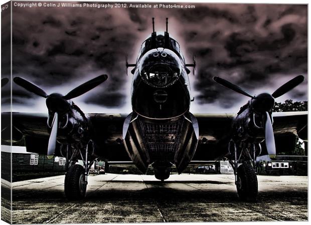 Ghostly Just Jane Bomb Doors Open Canvas Print by Colin Williams Photography
