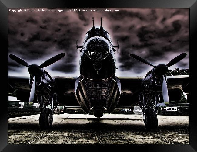 Ghostly Just Jane Bomb Doors Open Framed Print by Colin Williams Photography