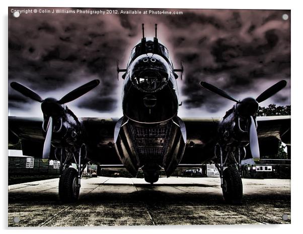 Ghostly Just Jane Bomb Doors Open Acrylic by Colin Williams Photography