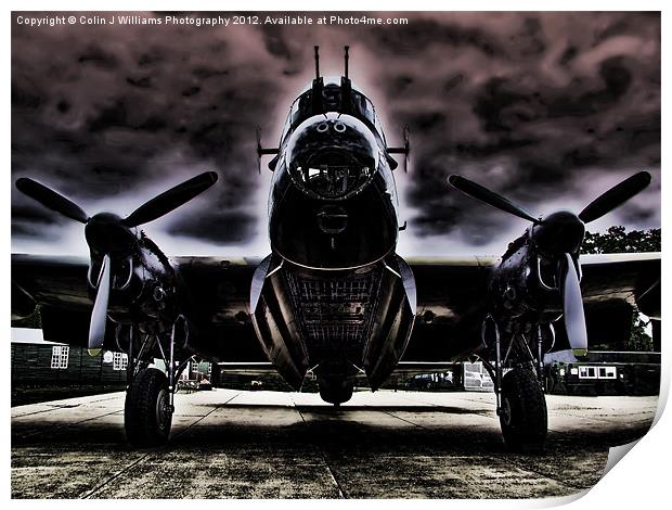 Ghostly Just Jane Bomb Doors Open Print by Colin Williams Photography