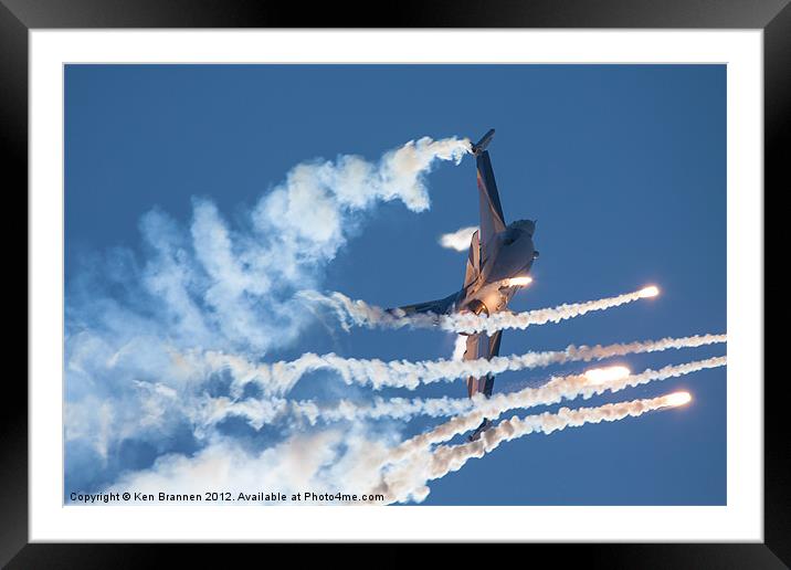 F16 Countermeasures 2 Framed Mounted Print by Oxon Images