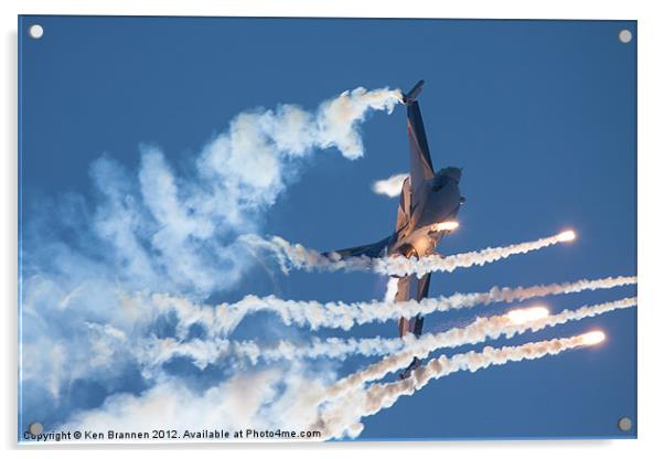 F16 Countermeasures 2 Acrylic by Oxon Images