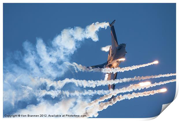 F16 Countermeasures 2 Print by Oxon Images