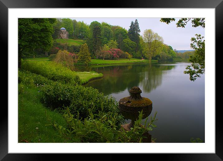 Lakeside Framed Mounted Print by Dave Reed
