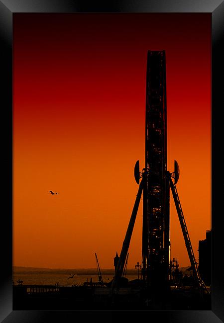 Brightons Big Wheel at Sunset Framed Print by Dean Messenger