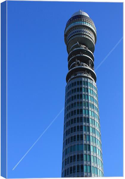 The BT Tower Canvas Print by Adrian Wilkins