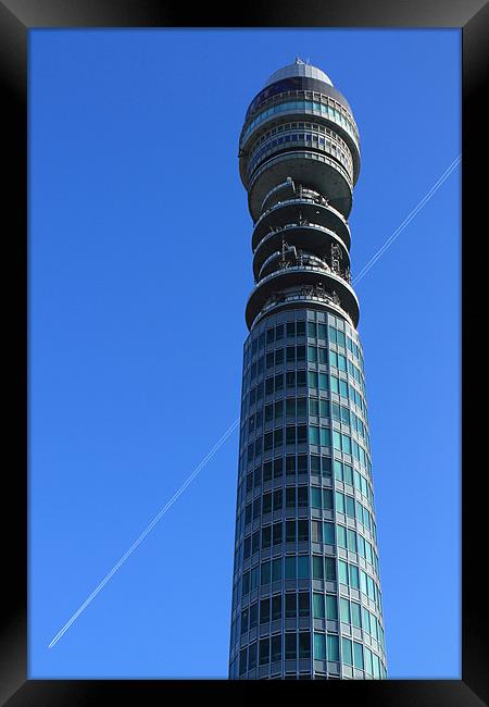 The BT Tower Framed Print by Adrian Wilkins