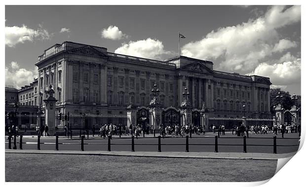 Buckingham Palace Print by Sharon Lisa Clarke