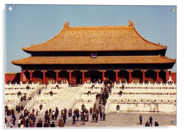 Forbidden City Beijing China Acrylic by David French