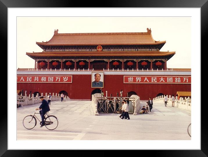 Forbidden City Beijing China Framed Mounted Print by David French