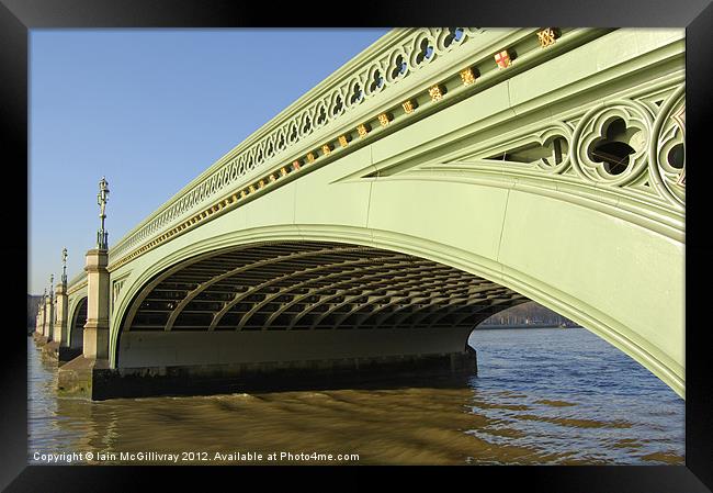 Westminster Bridge Framed Print by Iain McGillivray
