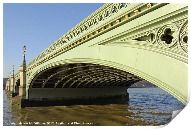 Westminster Bridge Print by Iain McGillivray