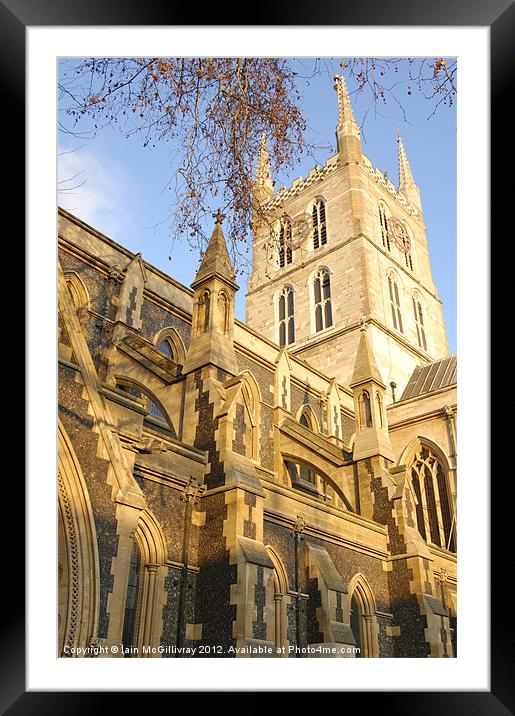 Southwark Cathedral Framed Mounted Print by Iain McGillivray