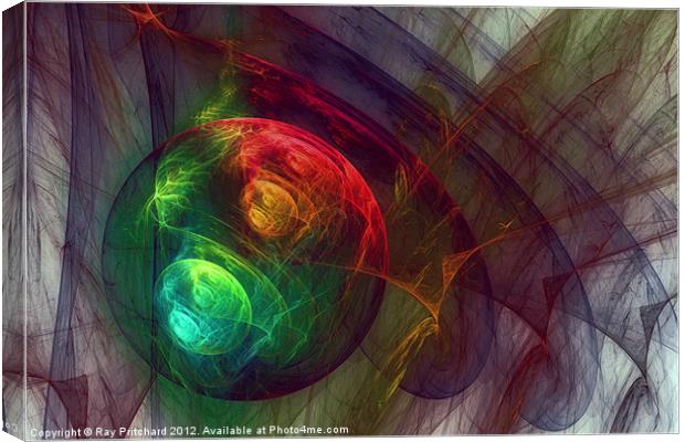 Fractal Ball Canvas Print by Ray Pritchard